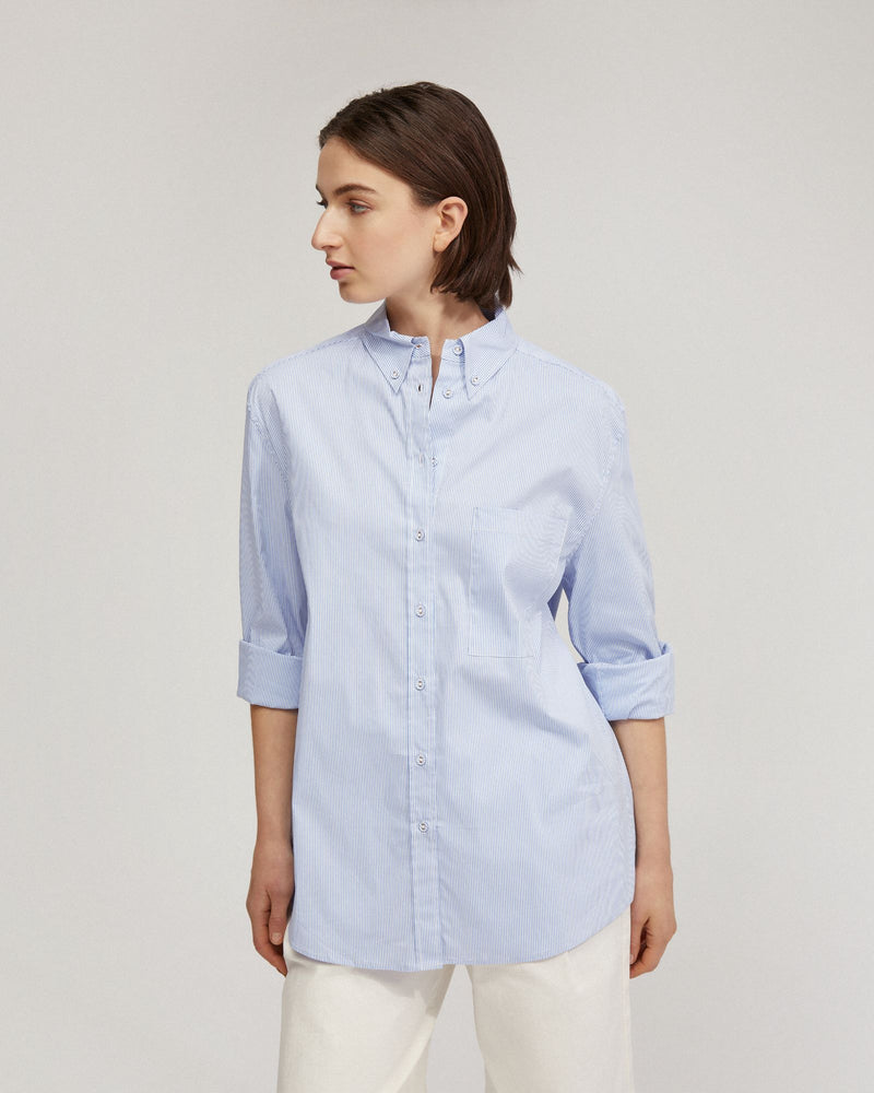 VICKY STRIPED SHIRT WOMENS SHIRTS