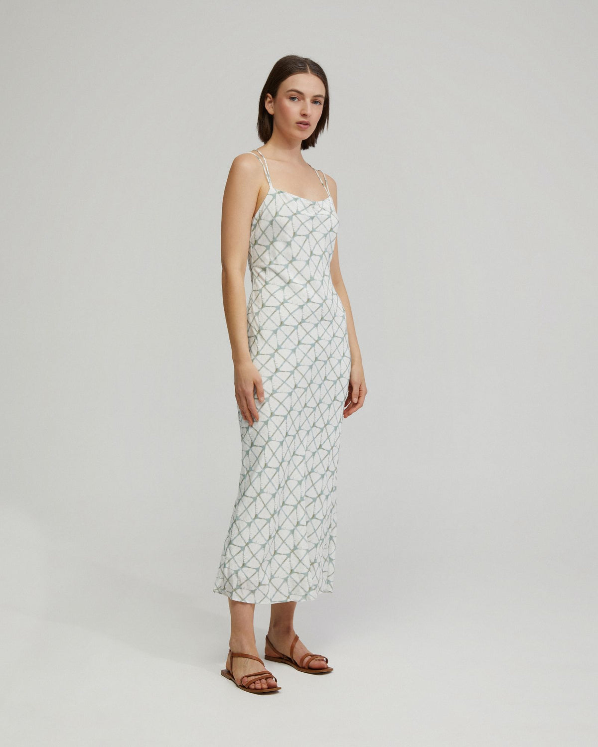 Monica Printed Slip Dress WOMENS DRESSES