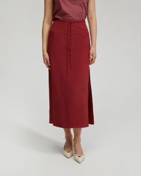 Rose Linen Blend Skirt WOMENS SKIRTS