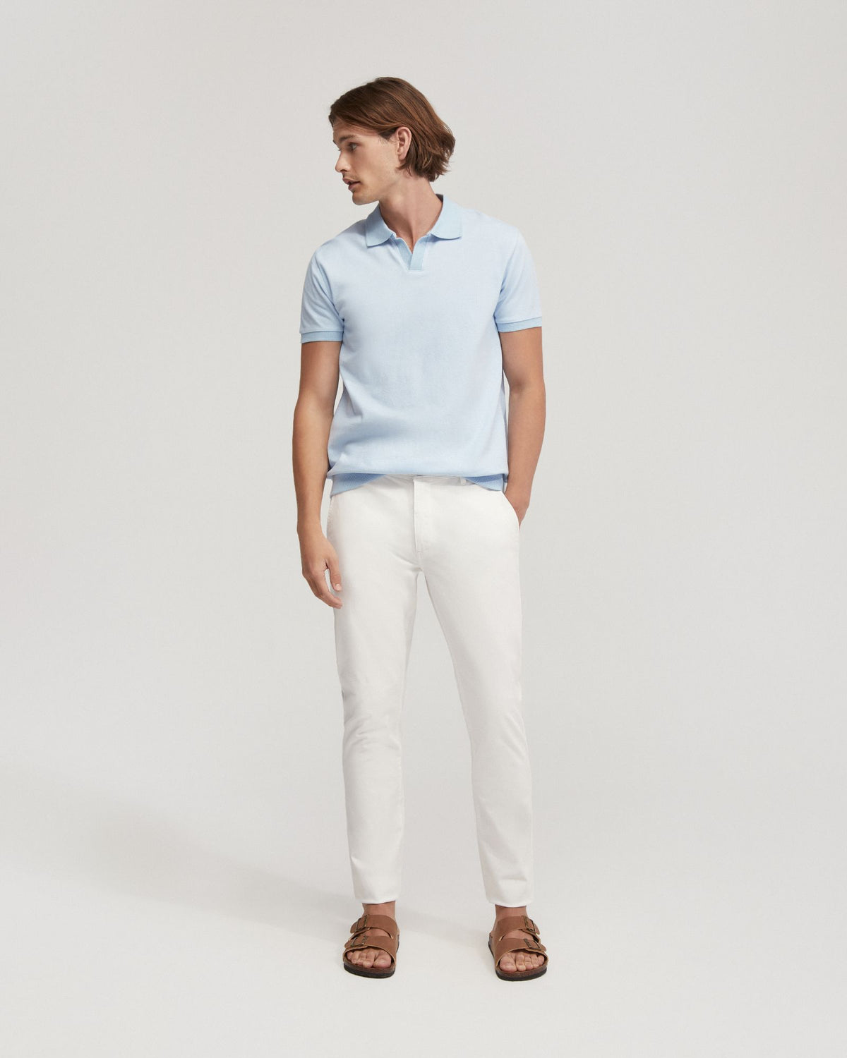 ANDRE ORGANIC COTTON PIQUE POLO MENS KNITS