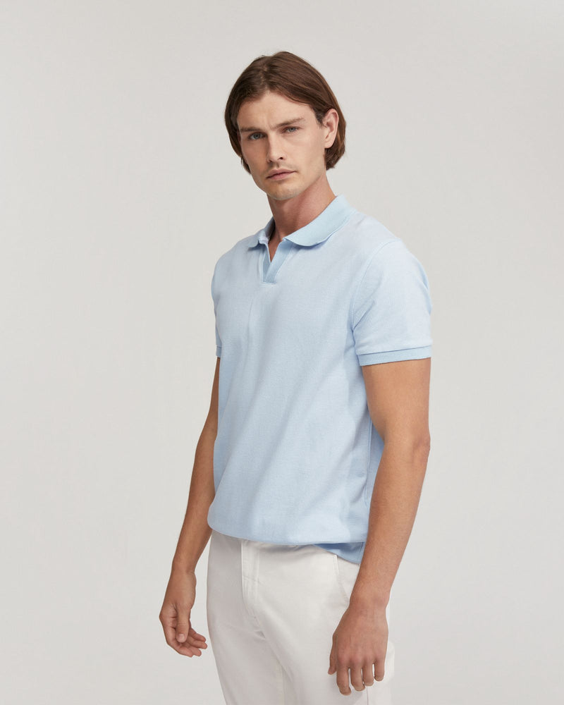 ANDRE ORGANIC COTTON PIQUE POLO MENS KNITS