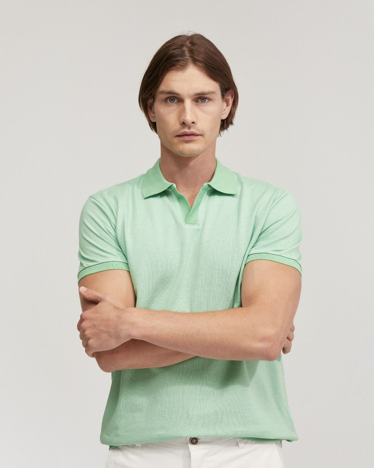 ANDRE ORGANIC COTTON PIQUE POLO MENS KNITS