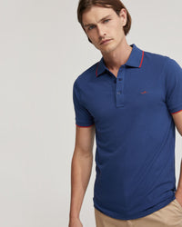 Henry Cotton Jersey Tipping Polo MENS KNITS