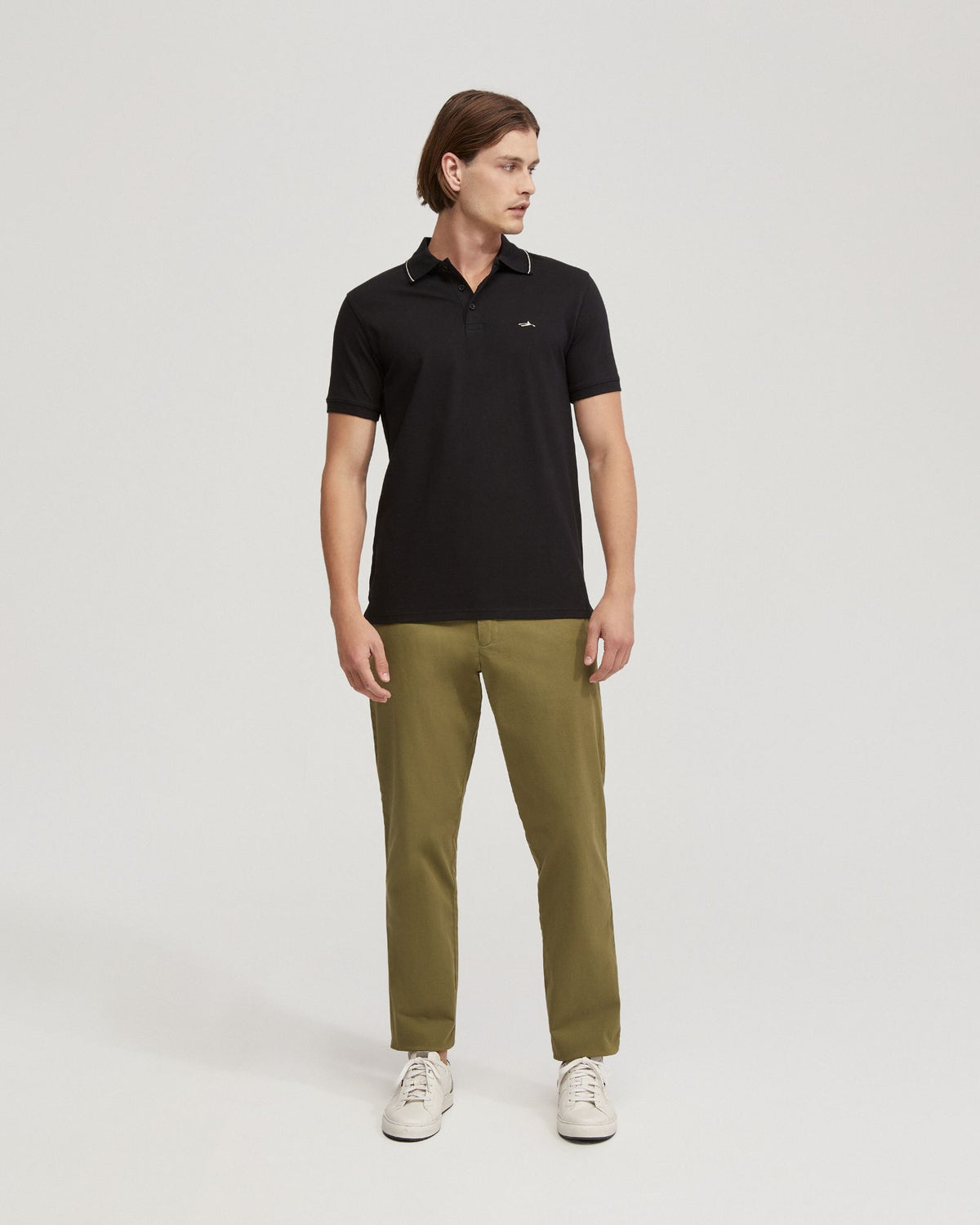 Jamie Organic Cotton Pique Polo MENS KNITS