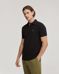 Jamie Organic Cotton Pique Polo MENS KNITS