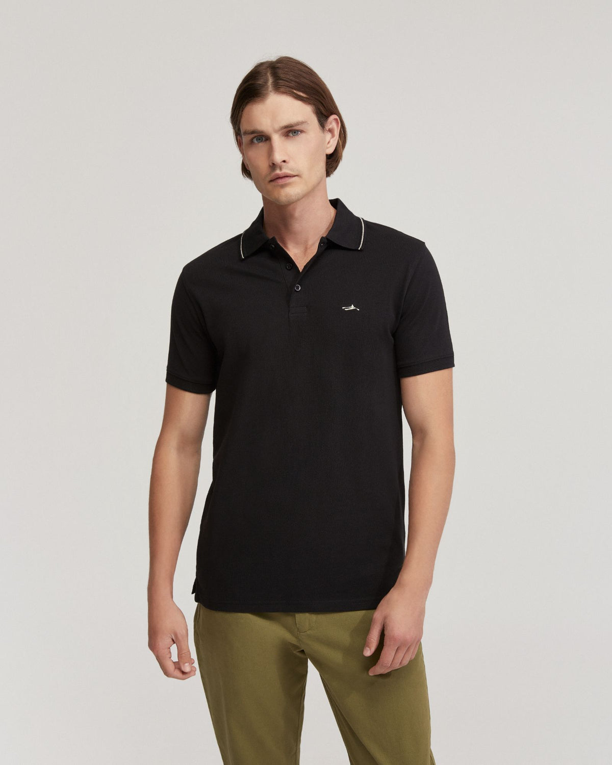 Jamie Organic Cotton Pique Polo MENS KNITS