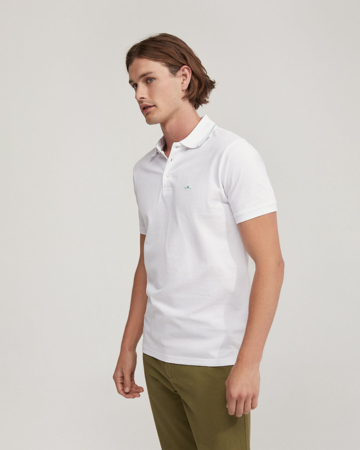 Jamie Organic Cotton Pique Polo MENS KNITS