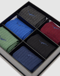 6 Box Set Mens Socks