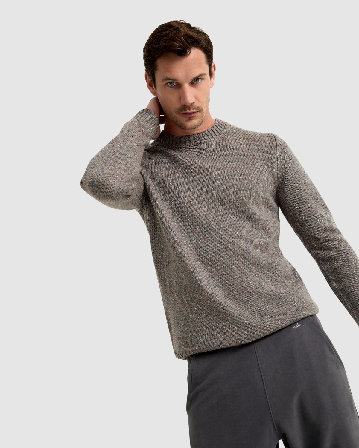 BENTLY DONEGAL CREW NECK KNIT TOP – Oxford Shop
