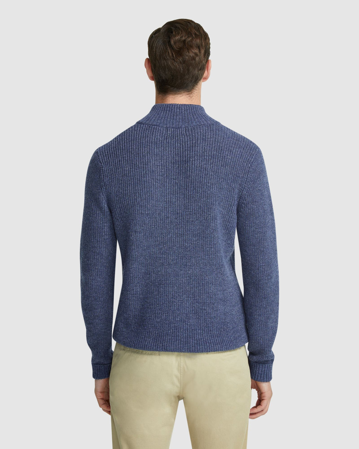 CEDRIC BUTTON COLLAR KNIT TOP MENS KNITWEAR