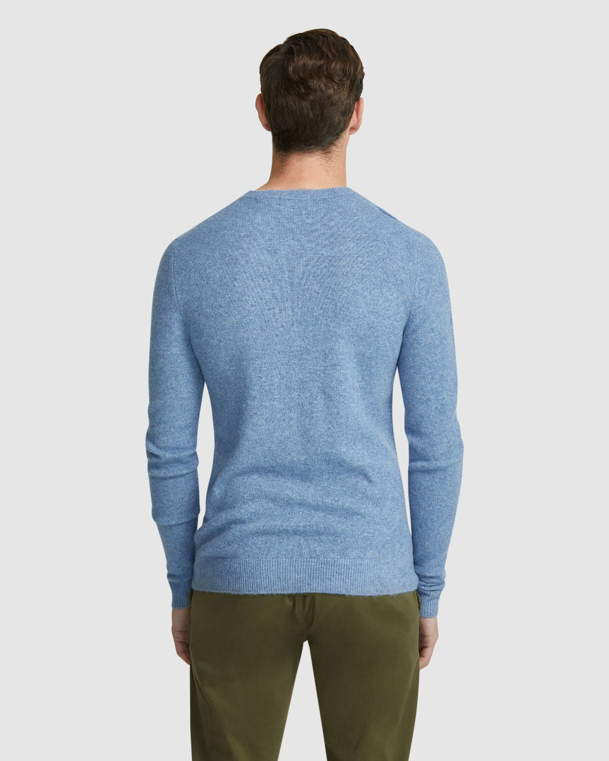 FRANKIE SOFT CREW NECK KNIT TOP MENS KNITWEAR