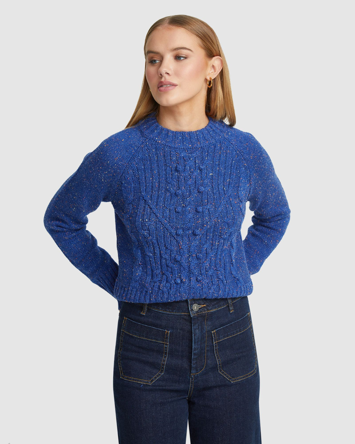 JESSE DONEGAL CABLE KNIT TOP – Oxford Shop