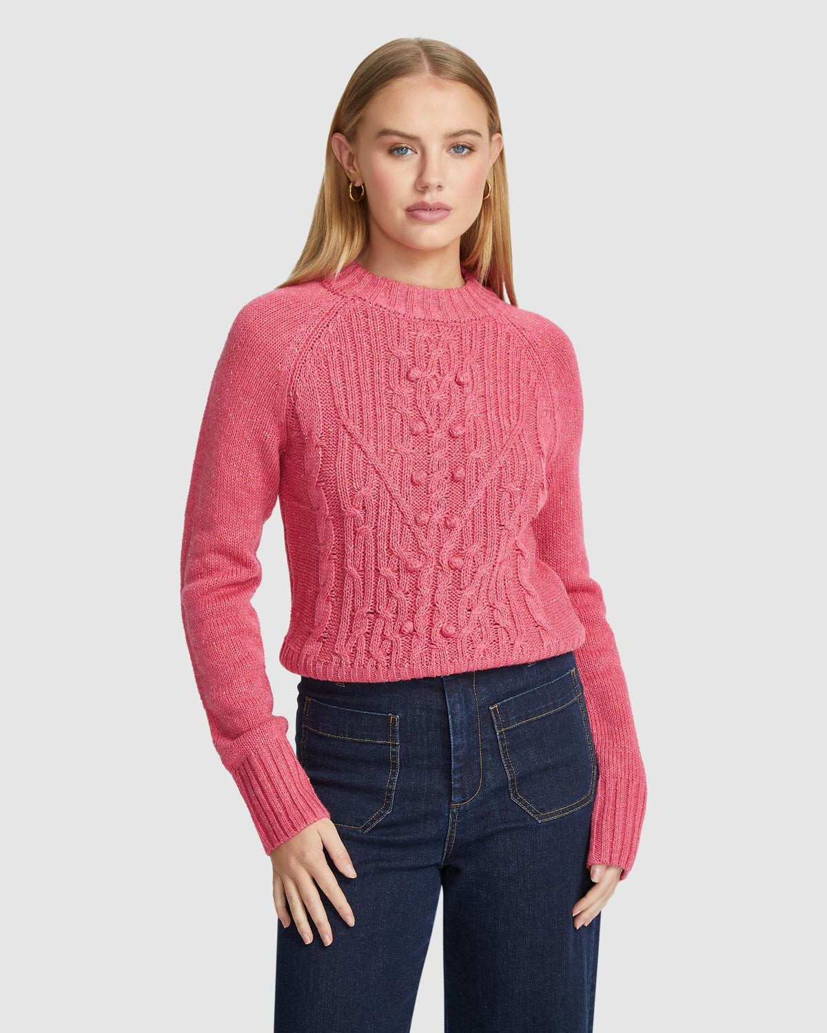 JESSE DONEGAL CABLE KNIT TOP – Oxford Shop