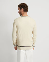 BRUNO CASHMERE BLEND V-NECK TOP - AVAILABLE ~ 1-2 weeks MENS KNITWEAR