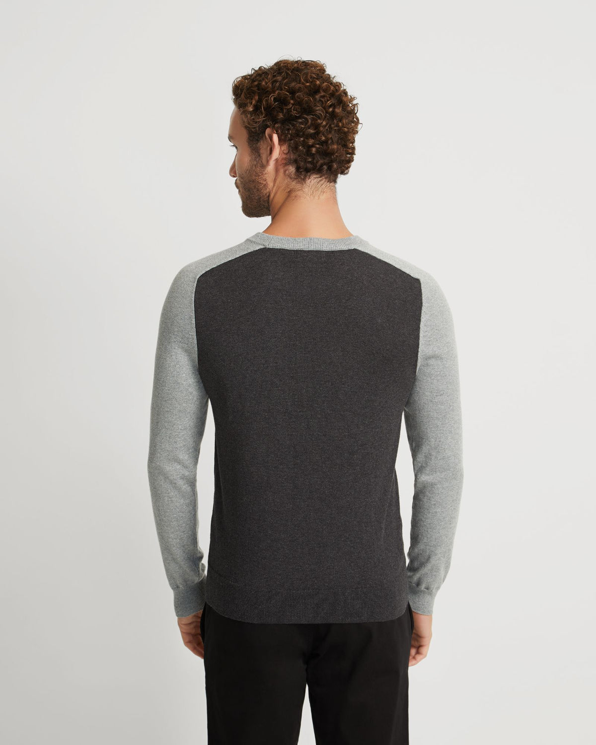 FINN CREW NECK CASHMERE BLEND TOP - AVAILABLE ~ 1-2 weeks MENS KNITWEAR