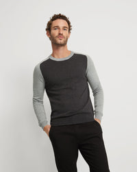 FINN CREW NECK CASHMERE BLEND TOP - AVAILABLE ~ 1-2 weeks MENS KNITWEAR