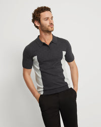 ARLO KNITTED POLO MENS KNITWEAR