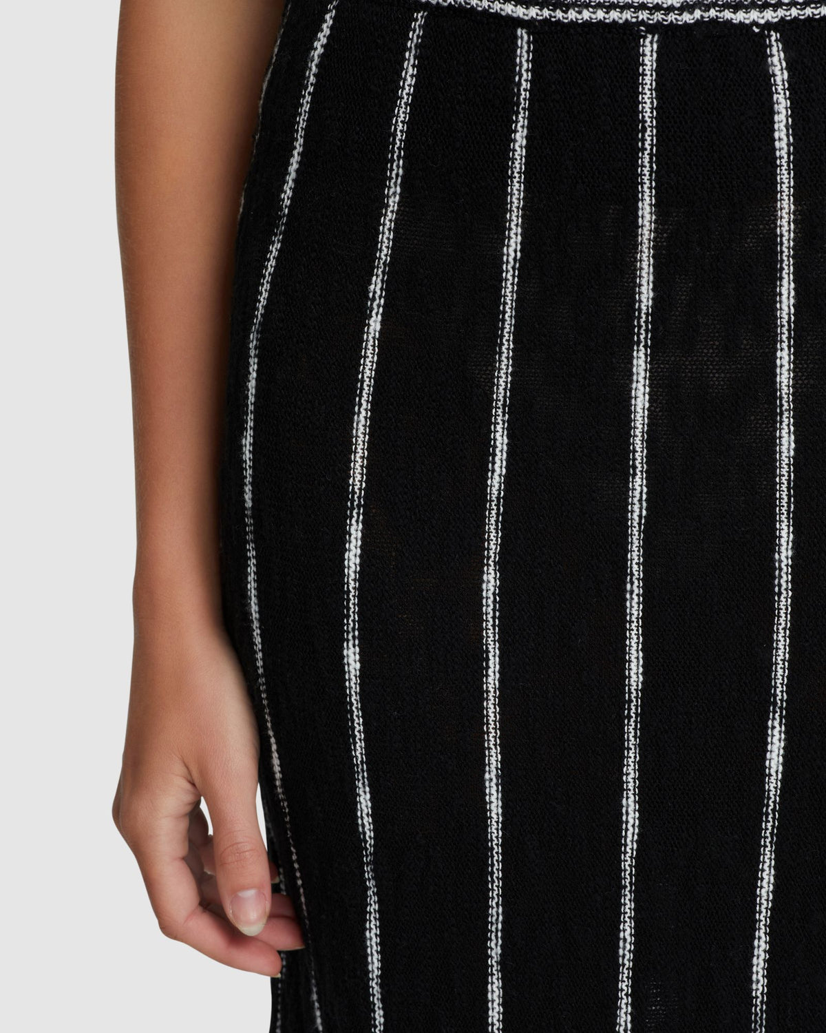 EMILY STRIPED KNIT SKIRT WOMENS SKIRTS