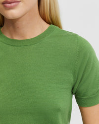 GRACE SHORT SLEEVE CASHMERE BLEND KNIT - AVAILABLE ~ 1-2 weeks WOMENS KNITWEAR