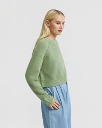 MEI ALPACA BLEND SOFT KNIT TOP - AVAILABLE ~ 1-2 weeks WOMENS KNITWEAR