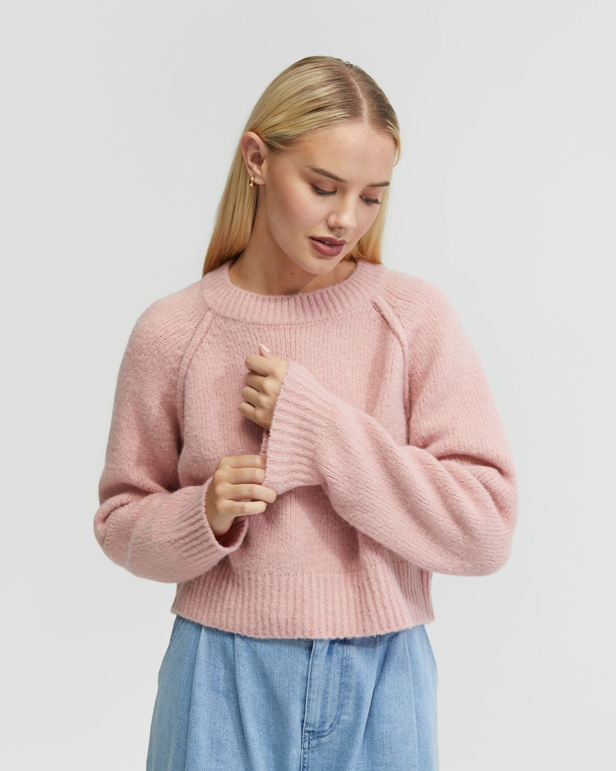 MEI ALPACA BLEND SOFT KNIT TOP - AVAILABLE ~ 1-2 weeks WOMENS KNITWEAR