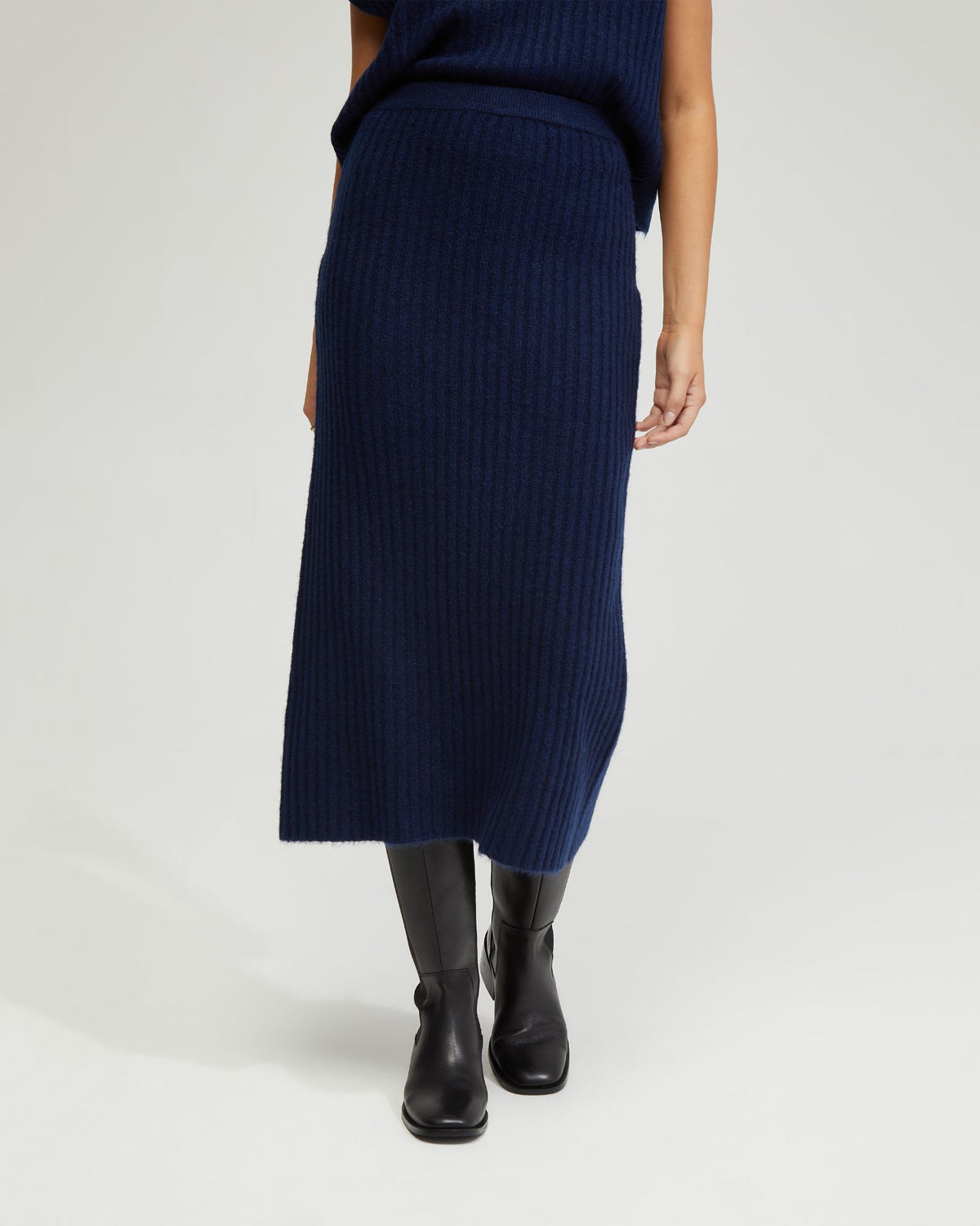 PETRA RIB KNIT SKIRT - AVAILABLE ~ 1-2 weeks WOMENS SKIRTS