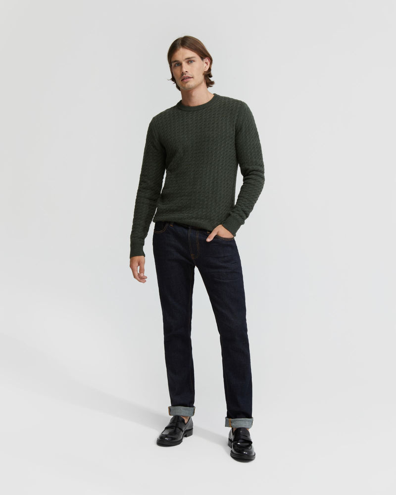 OTTO CABLE KNIT MENS KNITWEAR