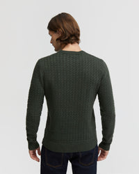 OTTO CABLE KNIT MENS KNITWEAR