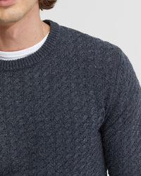 OTTO CABLE KNIT MENS KNITWEAR