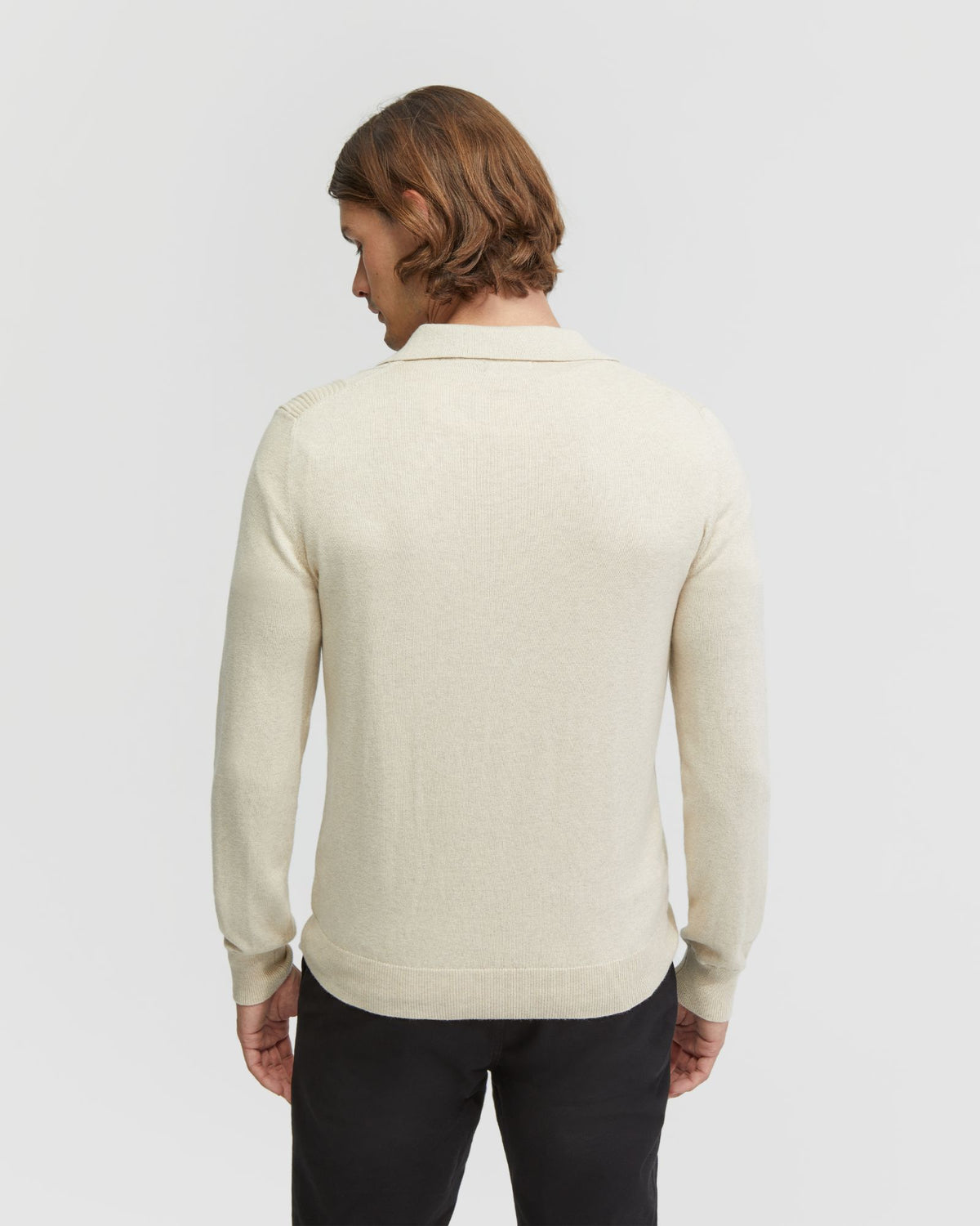 RUFUS POLO COLLAR KNIT MENS KNITWEAR