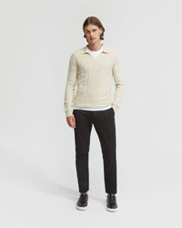 RUFUS POLO COLLAR KNIT MENS KNITWEAR