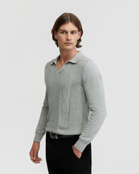 RUFUS POLO COLLAR KNIT MENS KNITWEAR