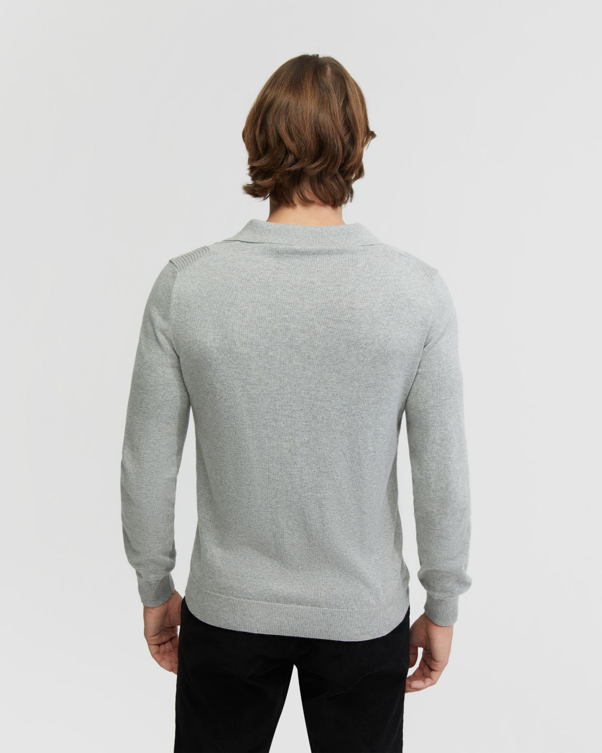 RUFUS POLO COLLAR KNIT MENS KNITWEAR