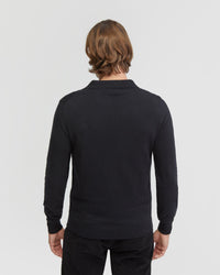 RUFUS POLO COLLAR KNIT MENS KNITWEAR