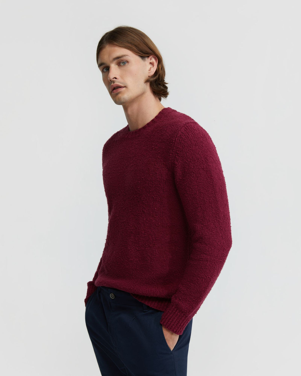 FLOYD BOUCLE KNIT MENS KNITWEAR