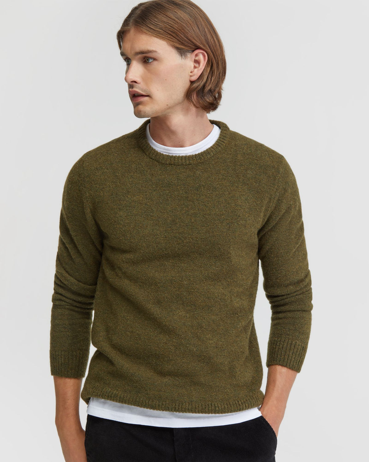 FELIX ALPACA BLEND KNIT - AVAILABLE ~ 1-2 weeks MENS KNITWEAR