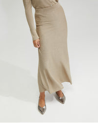 ELKE KNITTED METALLIC SKIRT - AVAILABLE ~ 1-2 weeks WOMENS SKIRTS