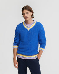 LEO V-NECK KNIT MENS KNITWEAR