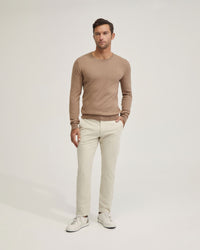 BASIC CREW NECK CASHMERE BLEND TOP MENS KNITWEAR