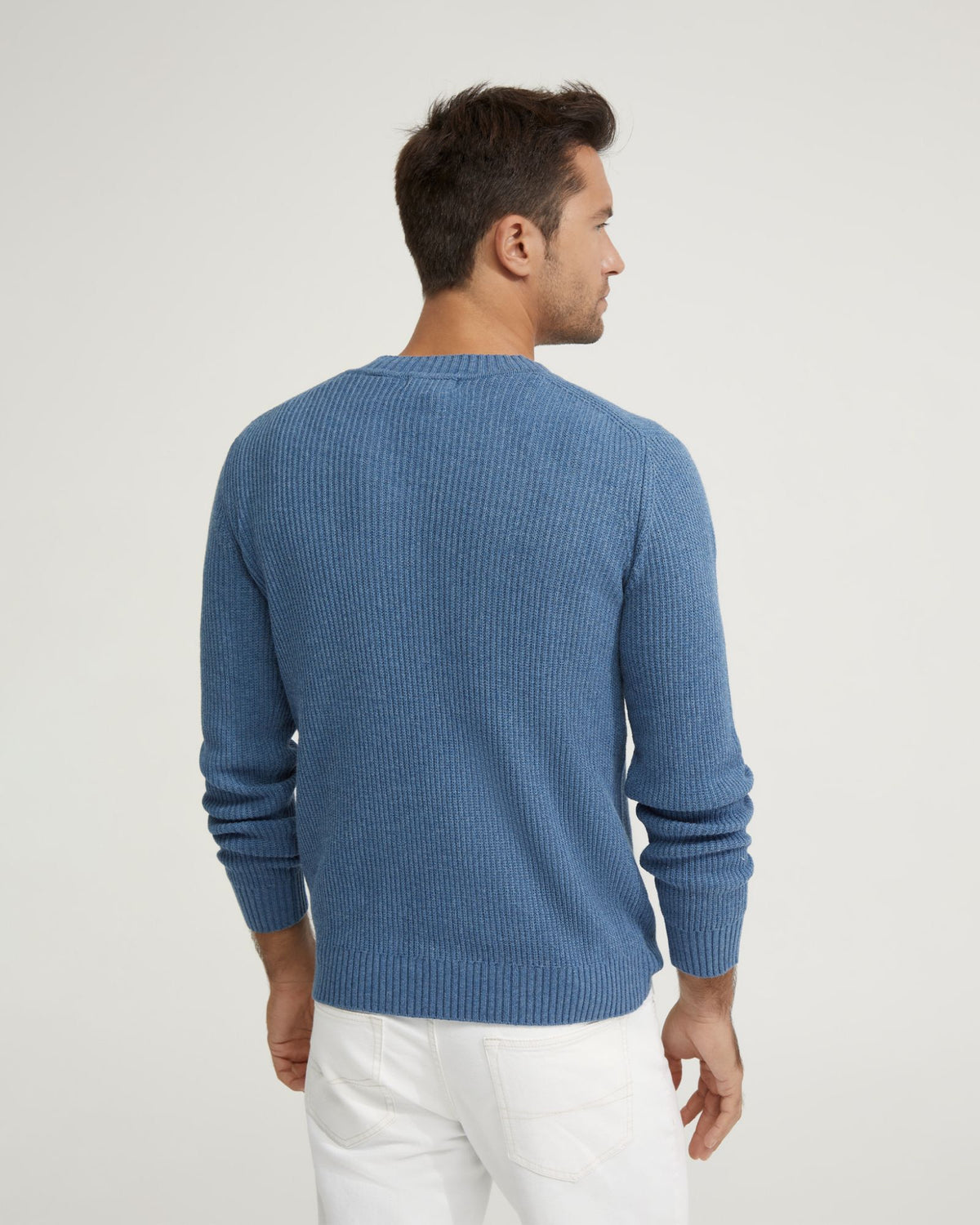 KANE COTTON RIB V-NECK KNIT MENS KNITWEAR