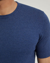 THEODORE CREW NECK KNITTED T-SHIRT MENS KNITWEAR