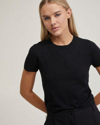 OLIVIA CROP KNIT TOP WOMENS KNITWEAR