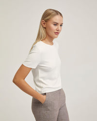 OLIVIA CROP KNIT TOP WOMENS KNITWEAR