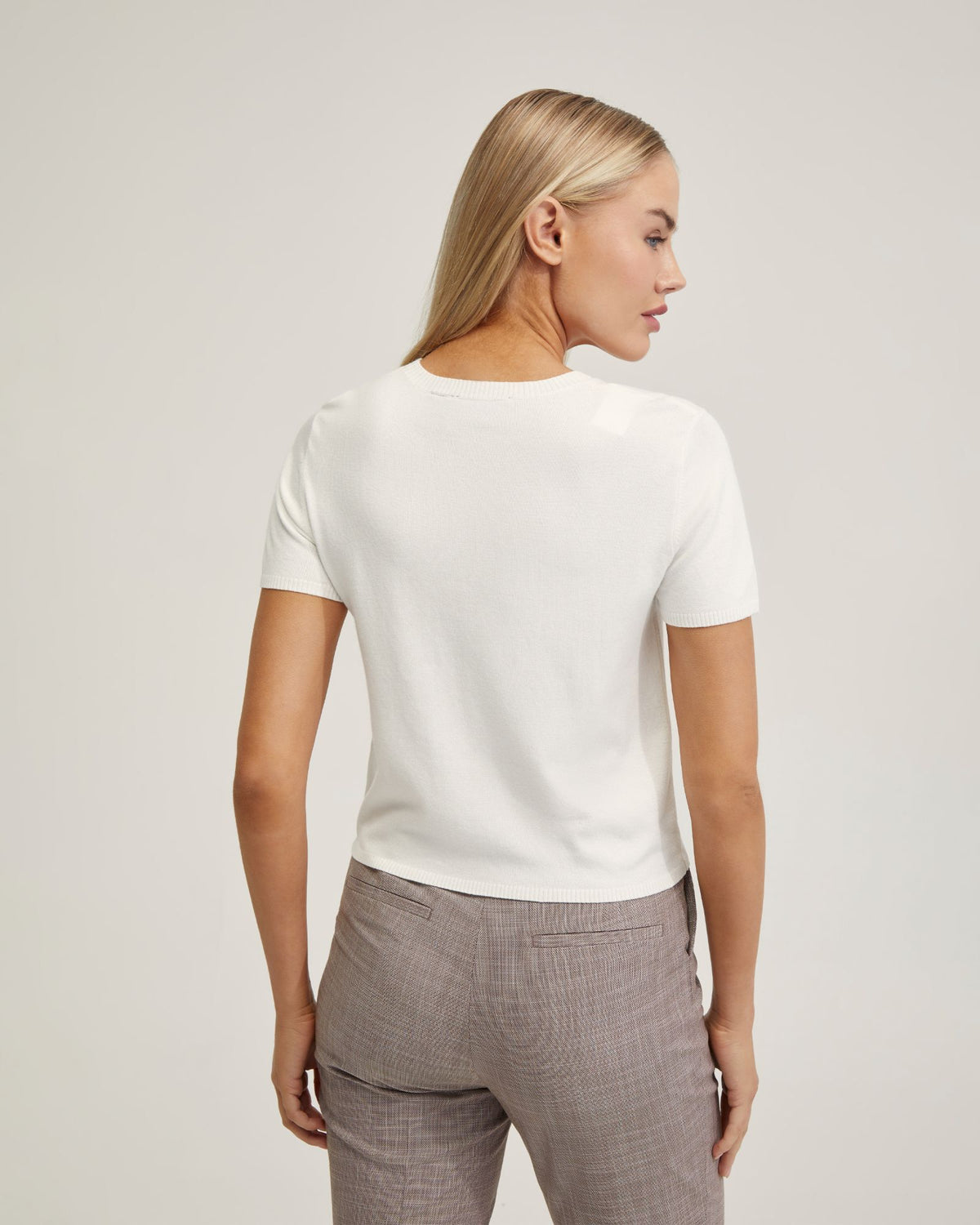 OLIVIA CROP KNIT TOP WOMENS KNITWEAR