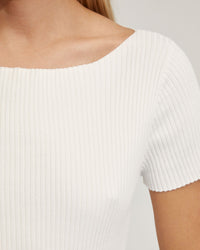 KERI RIBBED BOATNECK KNIT WOMENS KNITWEAR