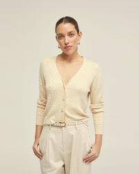 ERIN CABLE CARDIGAN WOMENS KNITWEAR