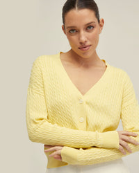 ERIN CABLE CARDIGAN WOMENS KNITWEAR