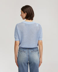 GITA KNITTED BUTTON TOP WOMENS KNITWEAR