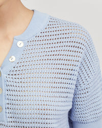 GITA KNITTED BUTTON TOP WOMENS KNITWEAR