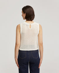 AMALFI OPEN KNIT TANK WOMENS KNITWEAR